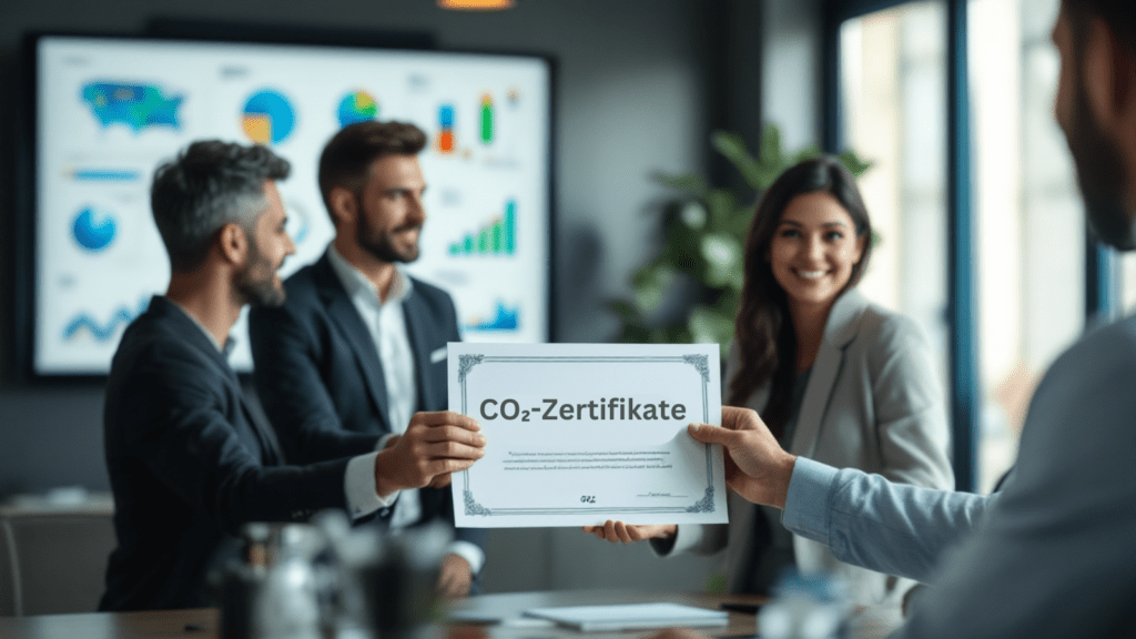 Verkauf der CO₂-Zertifikate